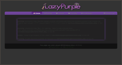 Desktop Screenshot of lazypurple.net